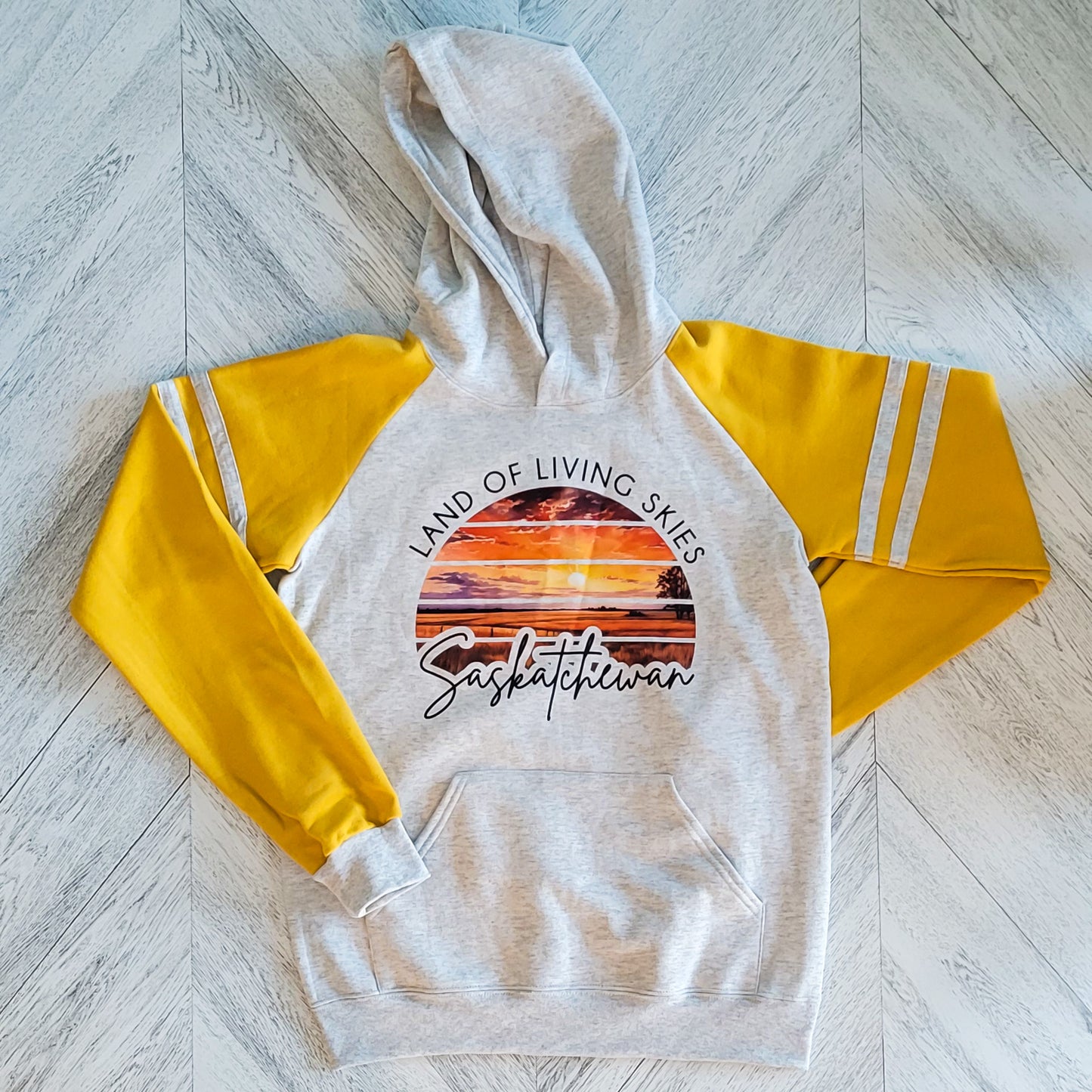 Land Of Living Skies Sunset Hoodie | Saskatchewan Clothing