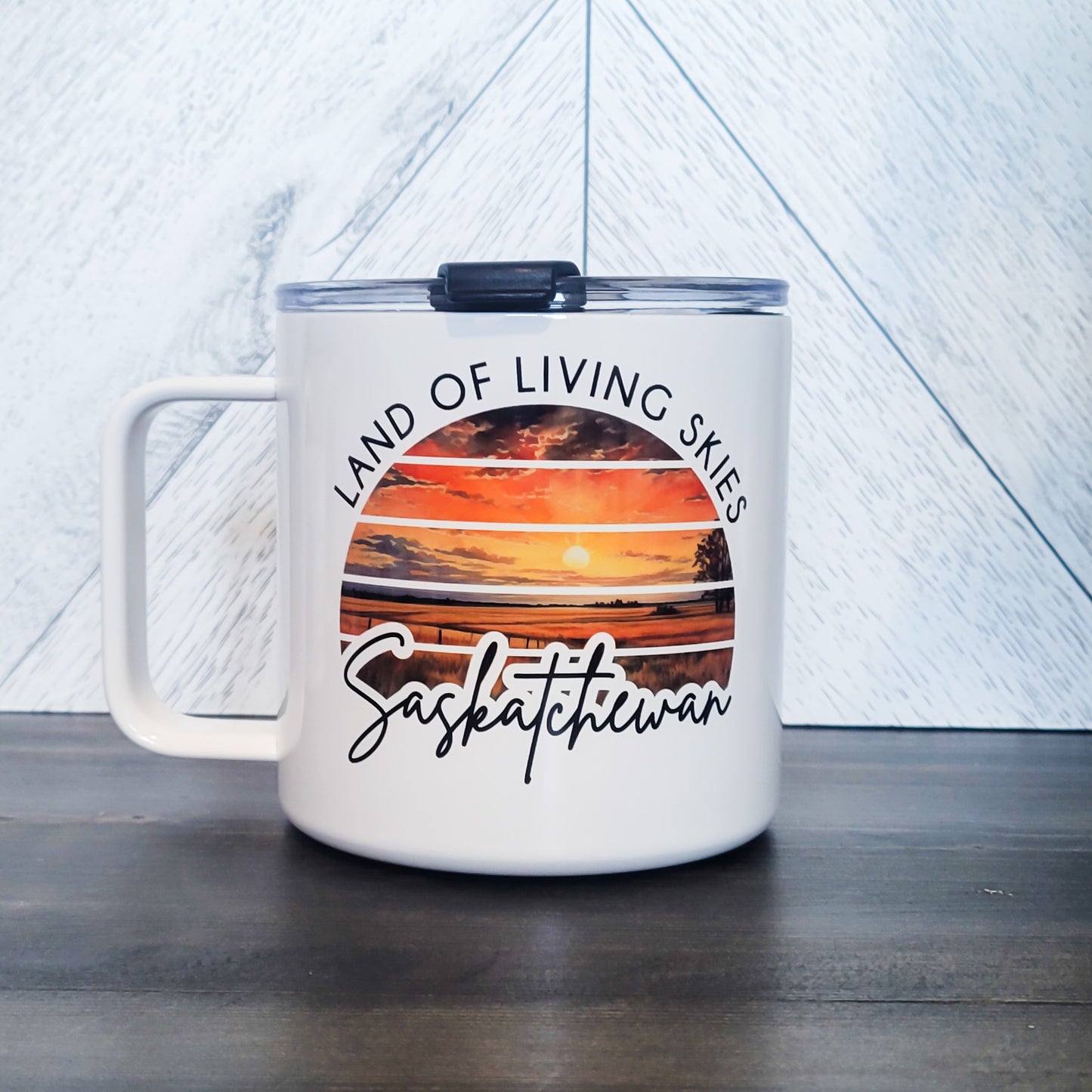 Land Of Living Skies SUNSET Stainless Steel 17oz Coffee Mug