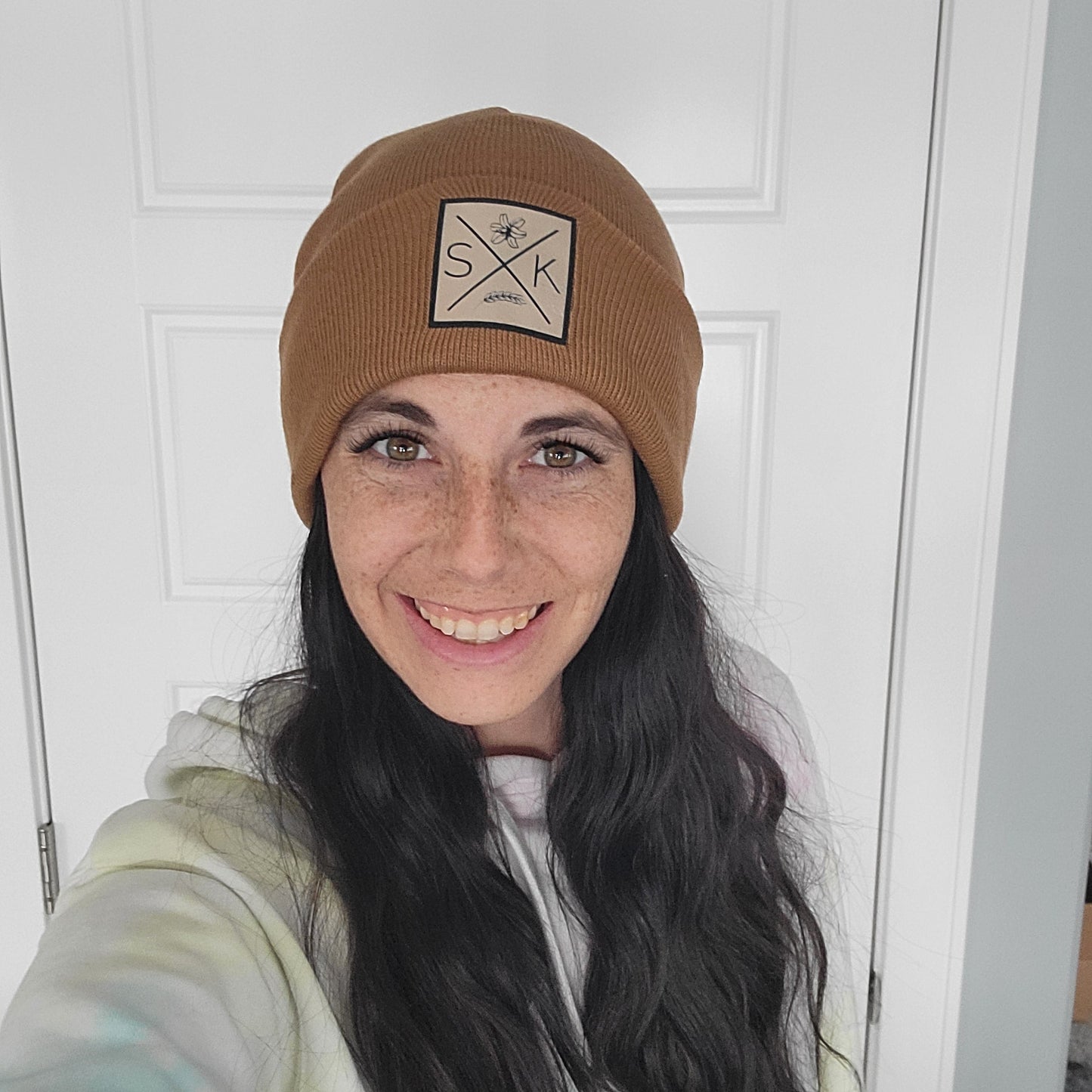 Sask X Rib Knit Toque