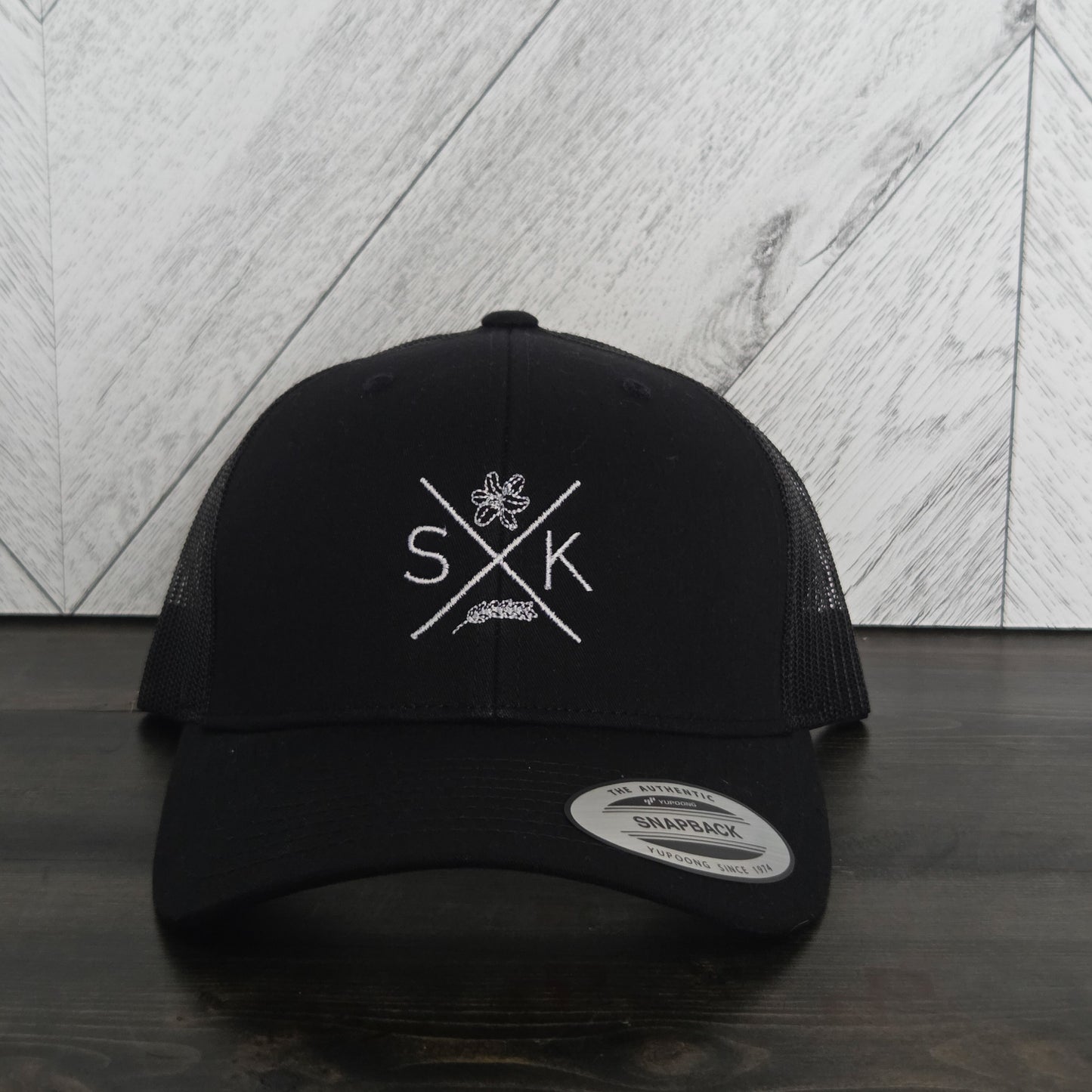 Sask X Embroidered Retro Trucker Cap | Saskatchewan Hat