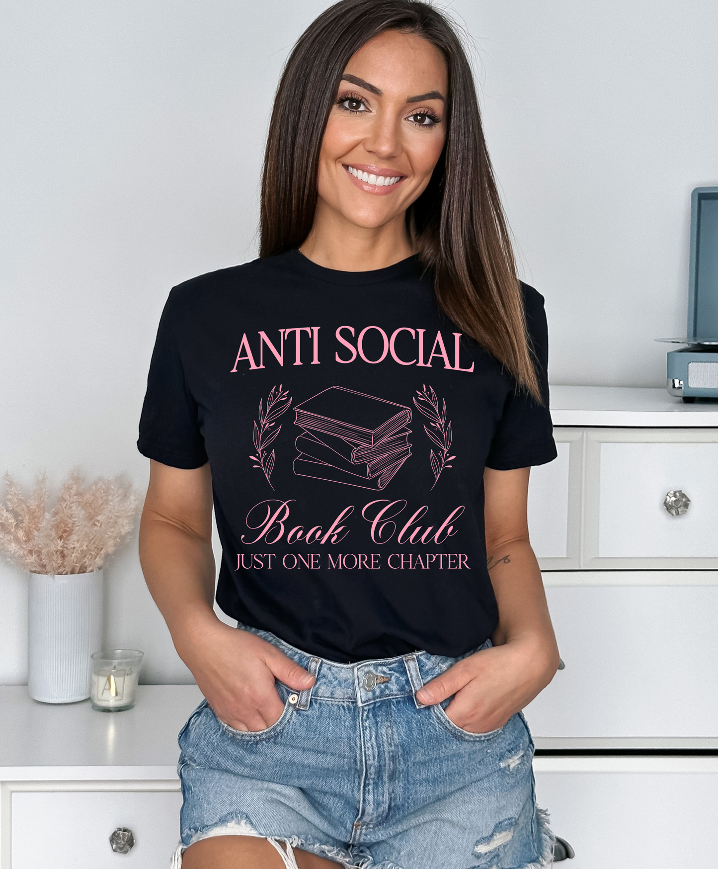 Anti Social Book Club T-shirt | Bookish Shirt