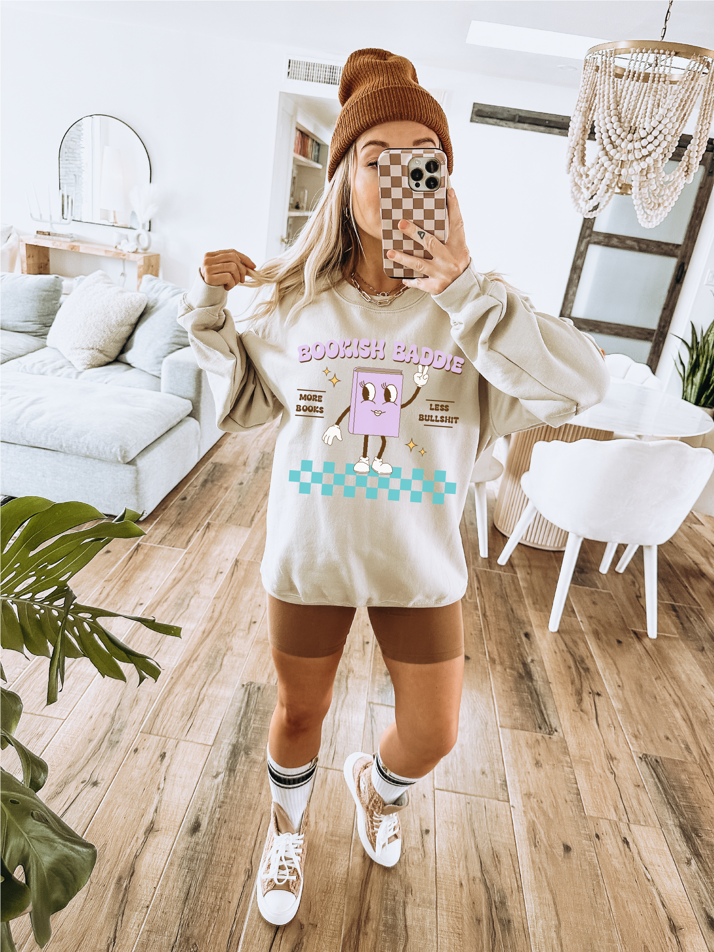 Bookish Baddie Unisex Crewneck Sweatshirt | Bookish Apparel