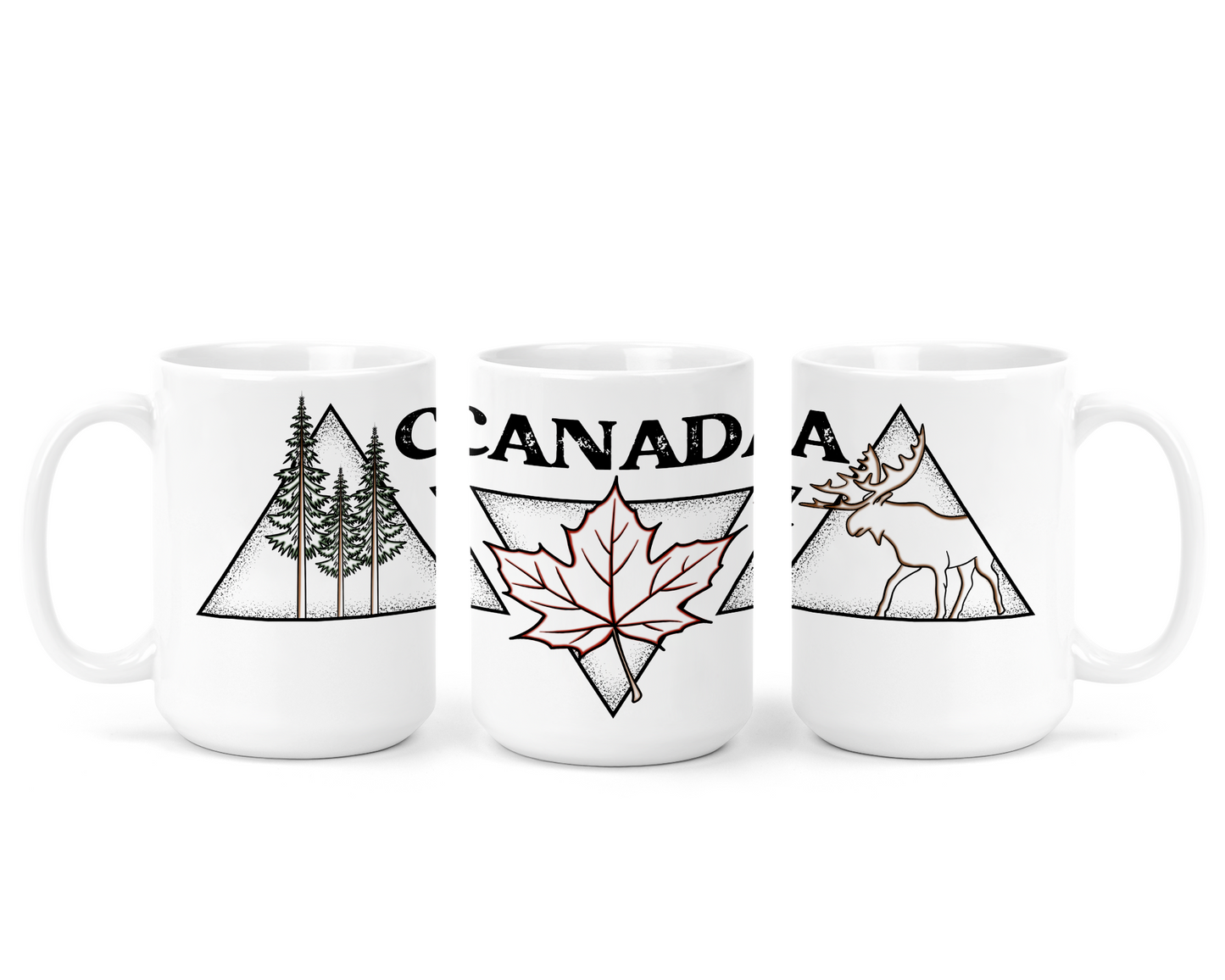 Canada Triangle Ceramic Mug | Canadian Mug