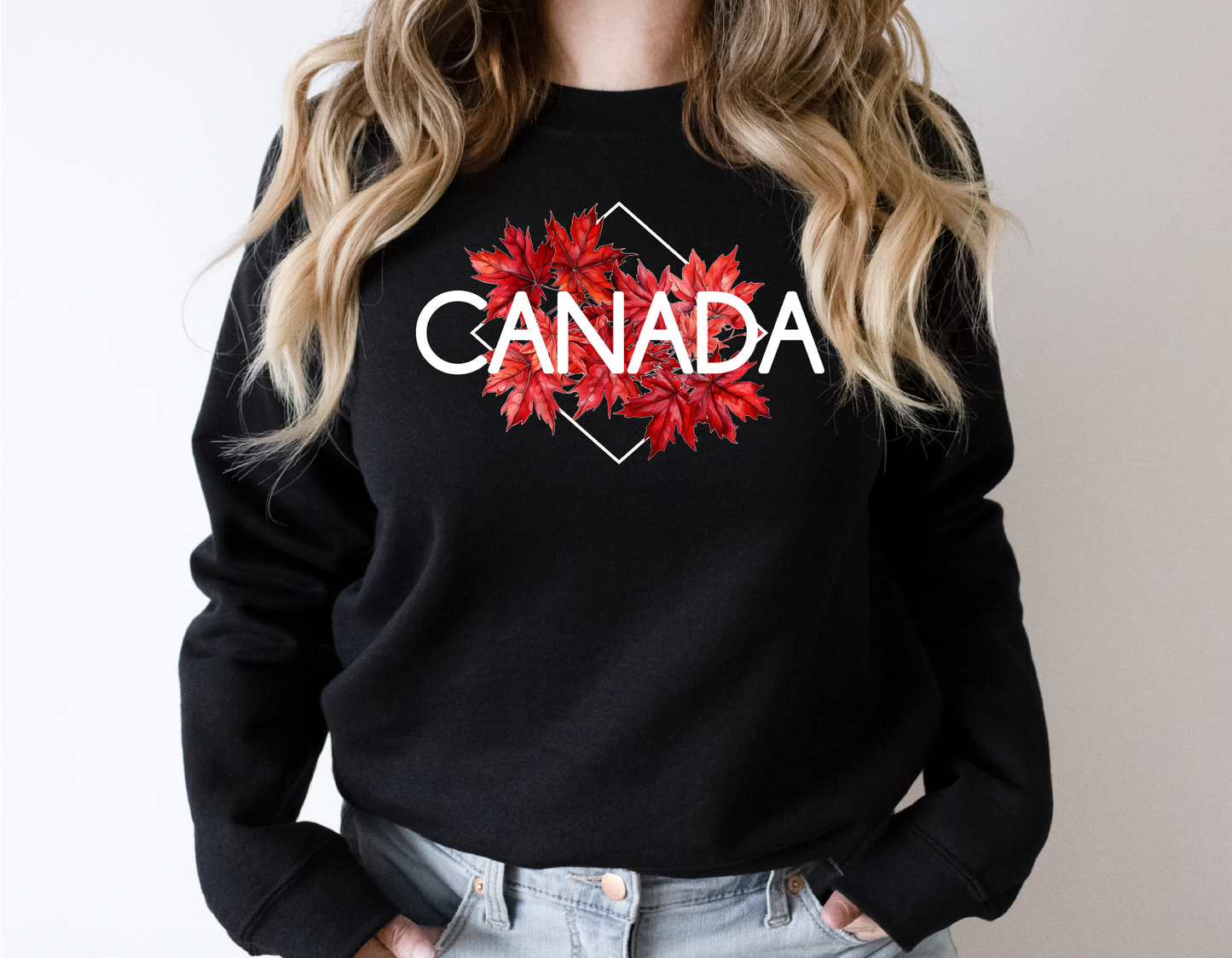 Canada Diamond Crewneck Sweatshirt | Canada Day Crewneck