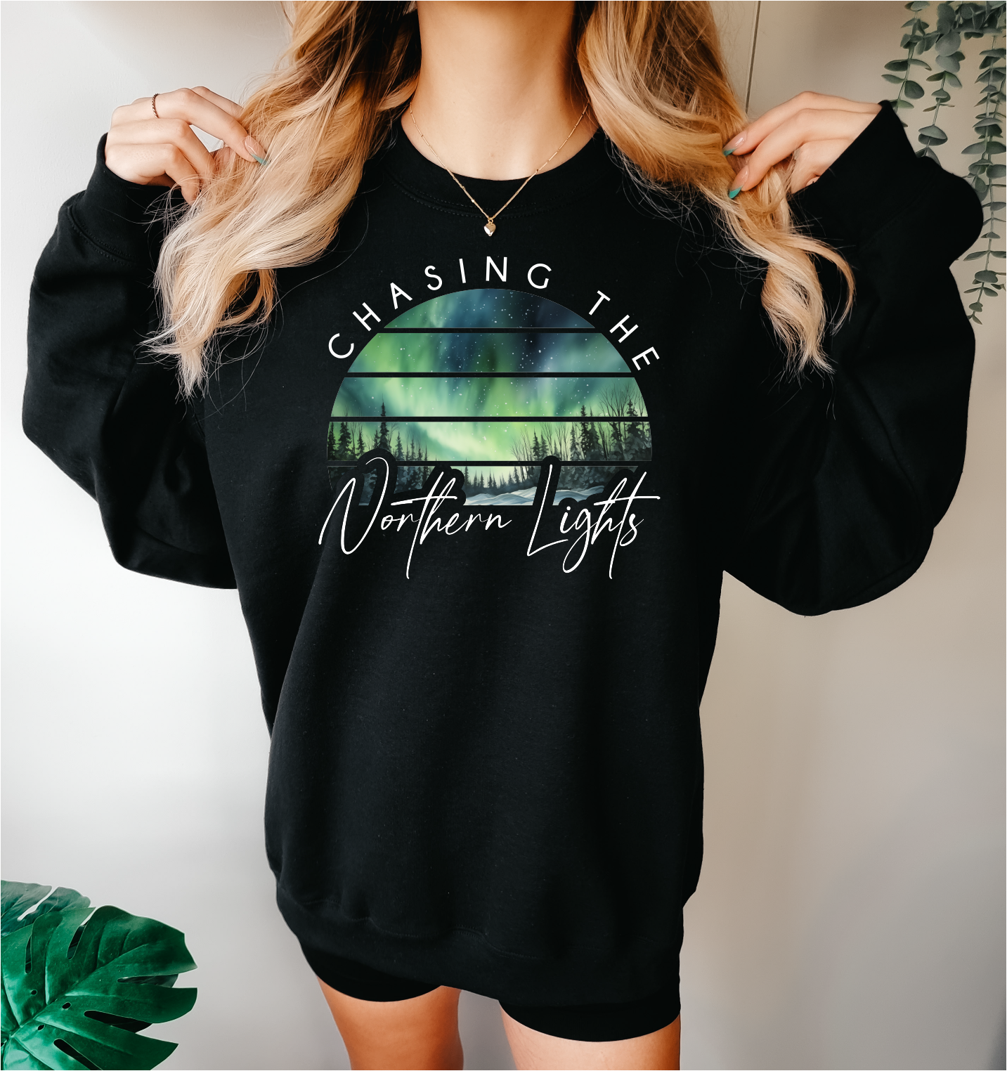 Chasing The Northern Lights Sweatshirt | Canada Apparel | North Apparel