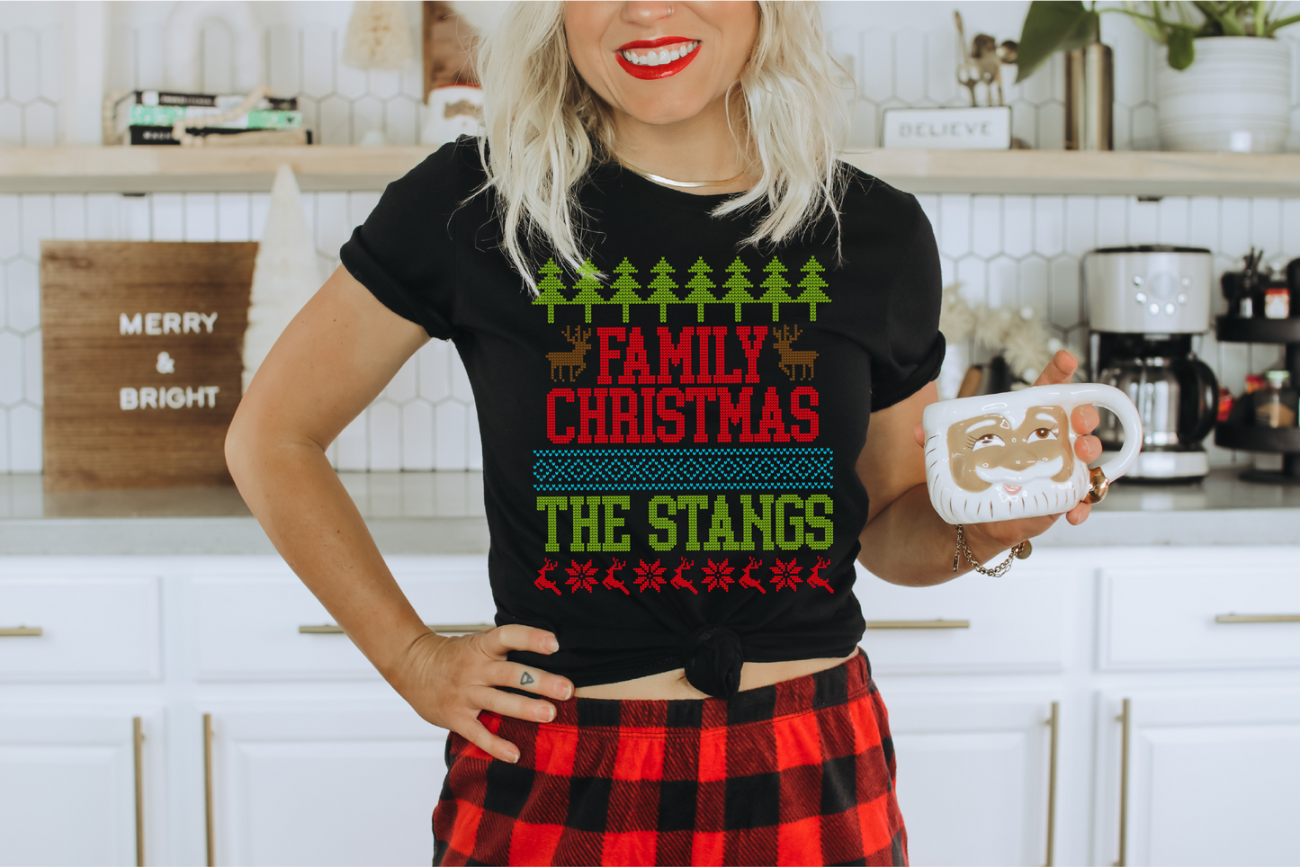 Family Christmas PERSONALIZED Unisex T-shirt | Christmas Apparel