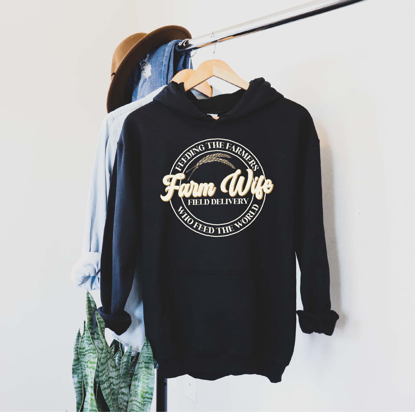 Farm Wife Field Delivery Hoodie