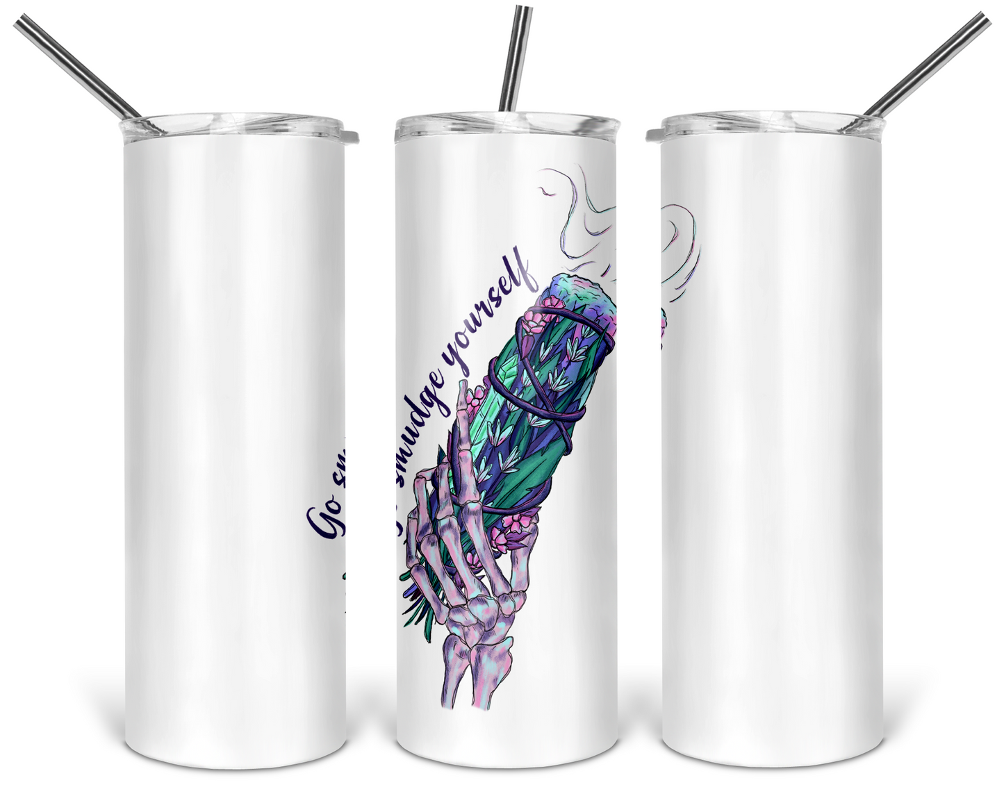 Go Smudge Yourself Skinny Tumbler | Halloween 20oz Tumbler