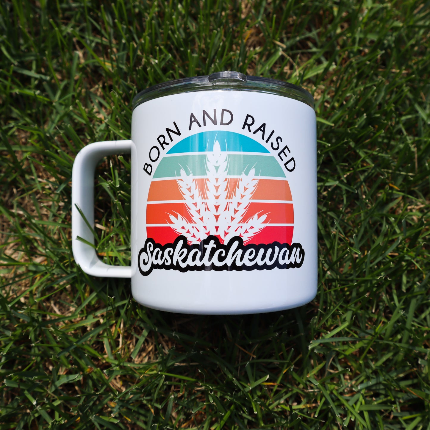 Born & Raised Stainless Steel 17oz Coffee Mug