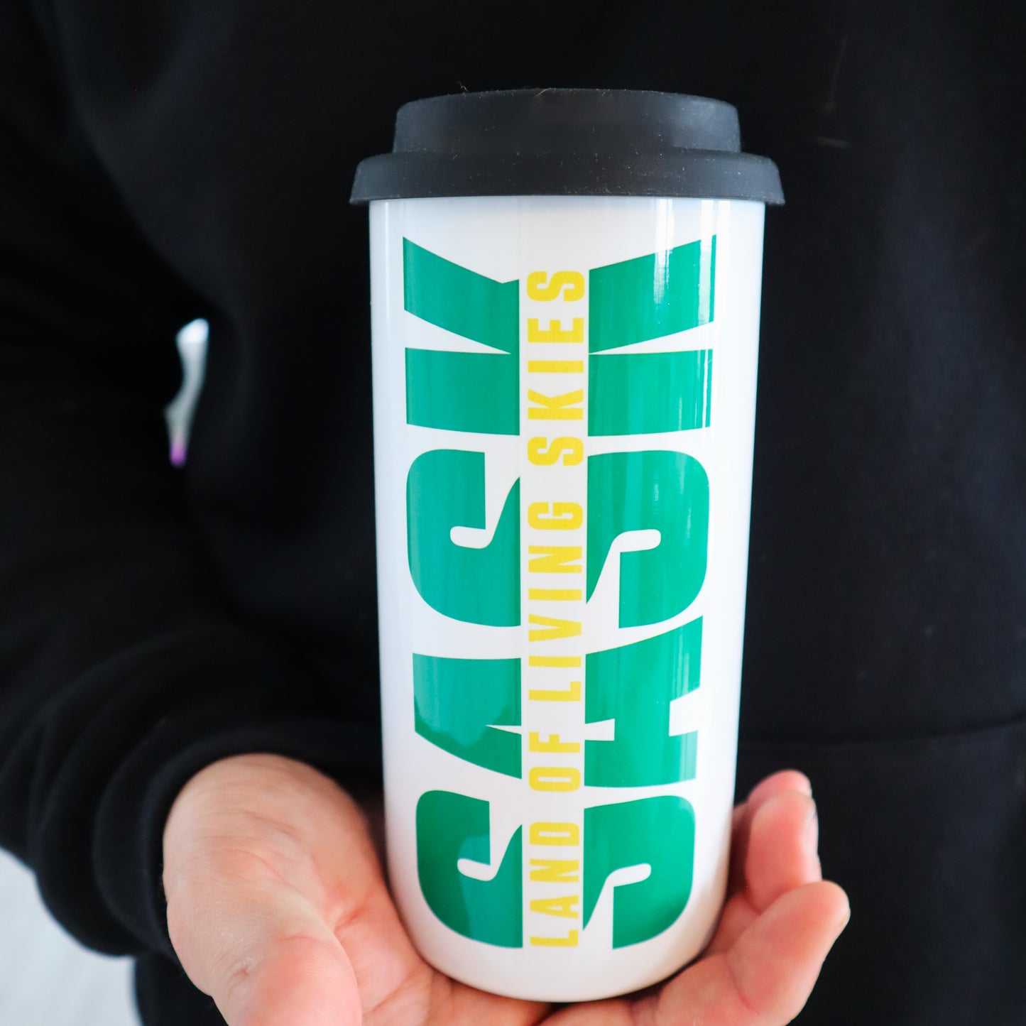 SASK Land Of Living Skies 16oz Stainless Steel Drink Cup