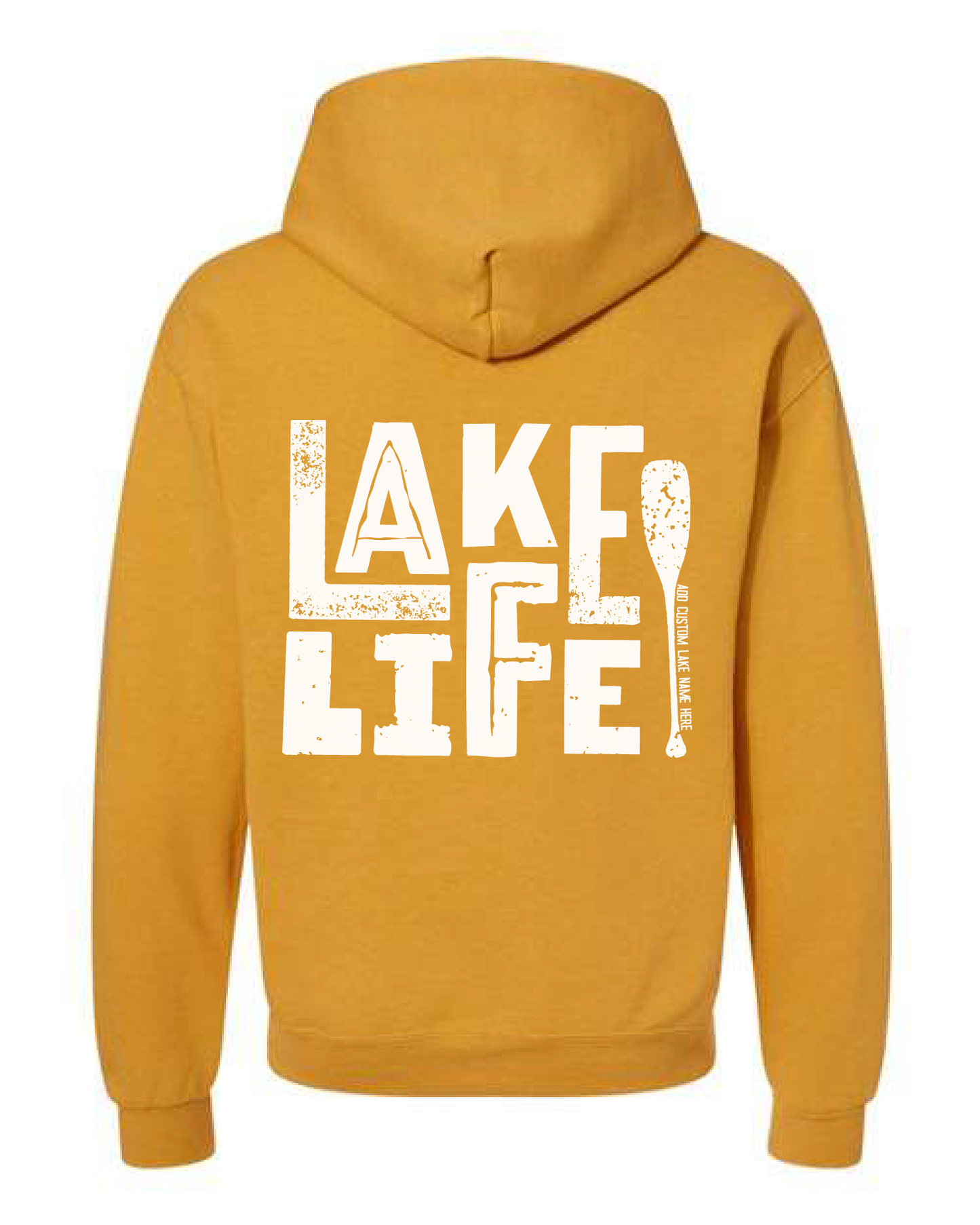 Lake Life Oar Personalized Lake Hoodie | Summer Apparel