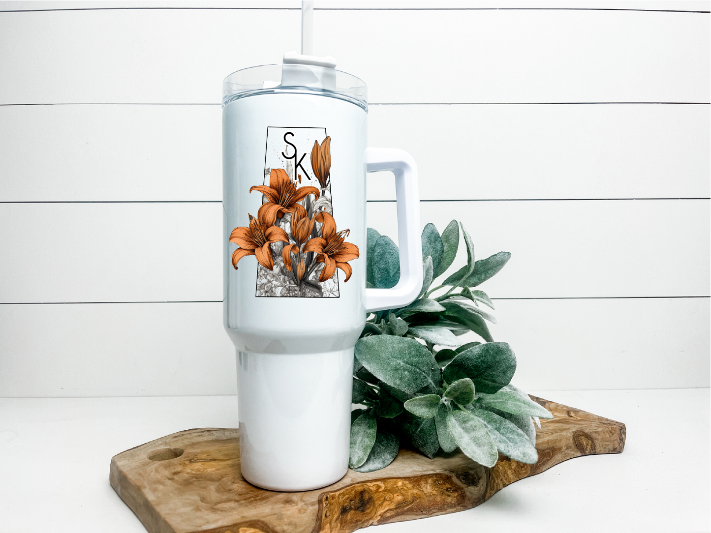 Lily Province 40oz Tumbler | Saskatchewan Tumbler