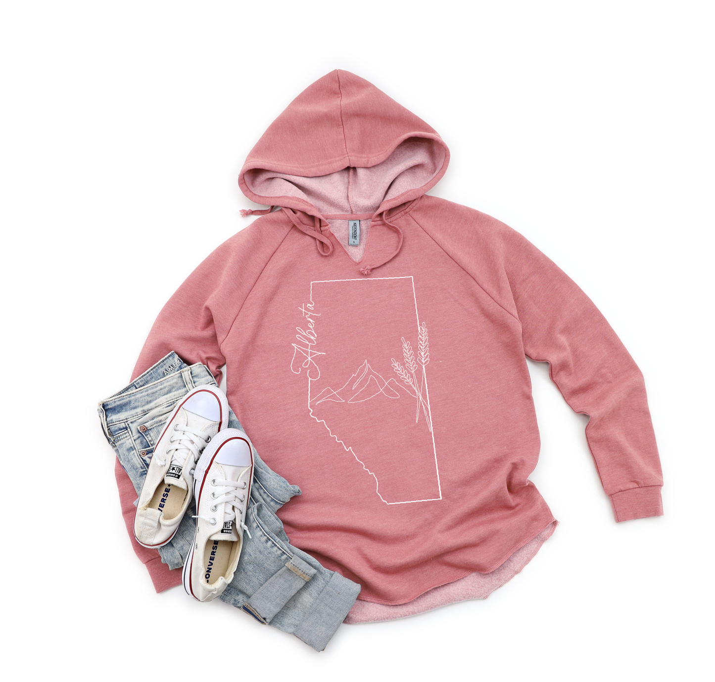 Alberta Line Art Women's Bunnyhug