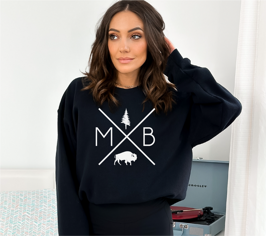MB X Unisex Crewneck | Manitoba Apparel