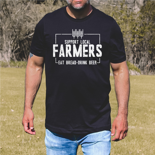 Support Local Farmers Unisex T-shirt | Farm Apparel | Province Apparel