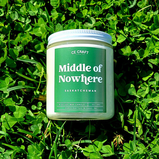 Middle Of Nowhere Saskatchewan Scented Candle