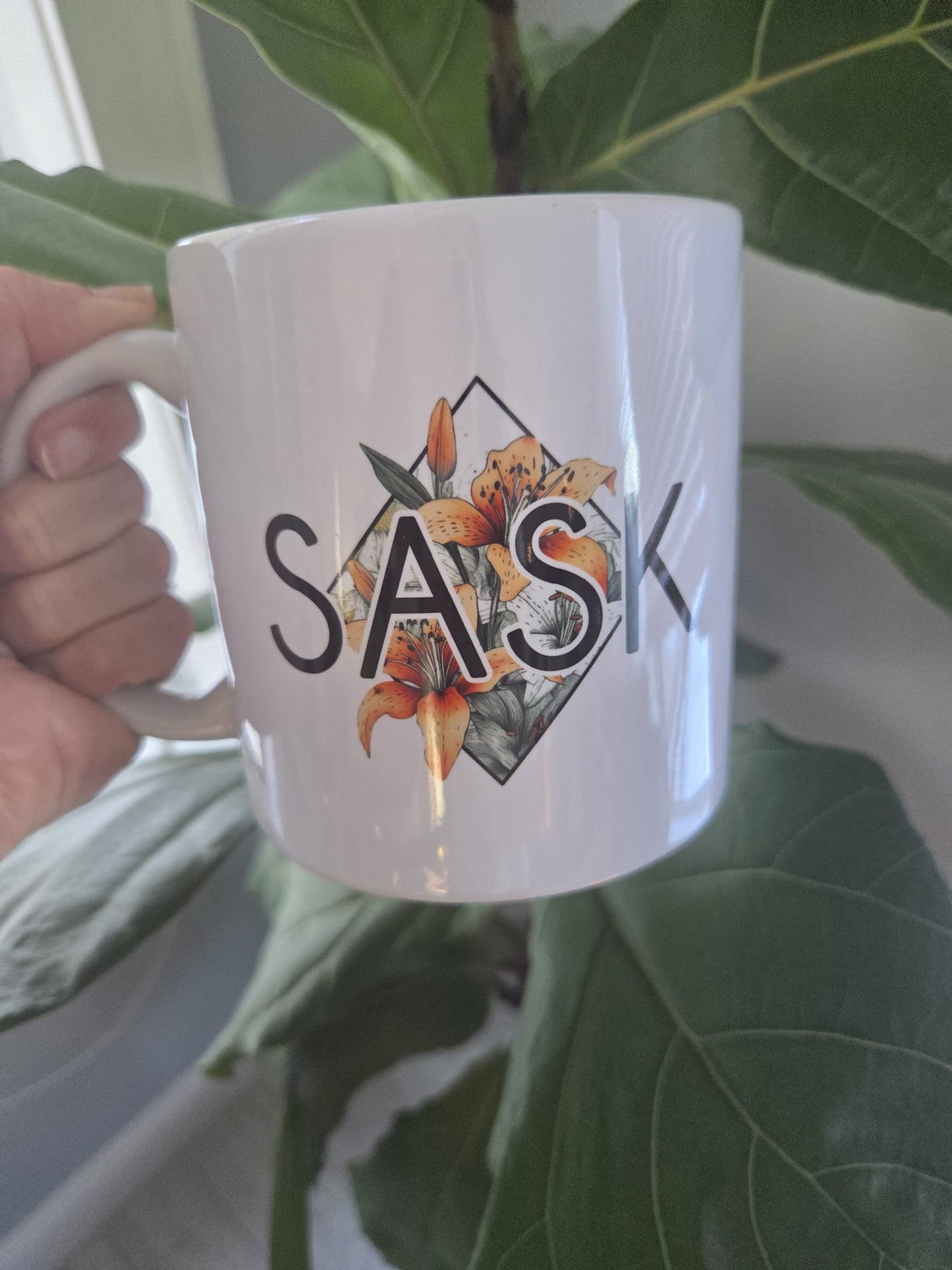 Sask Diamond JUMBO 20oz Ceramic Mug