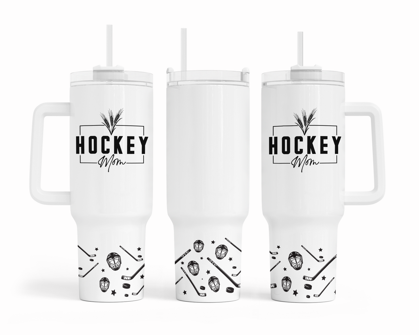 Lily Hockey Mom 40oz Tumbler | Saskatchewan Tumbler