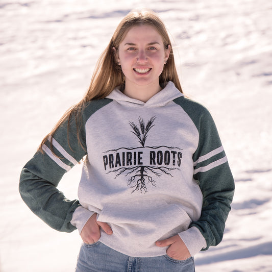 Prairie Roots Varsity Hoodie | Saskatchewan Apparel
