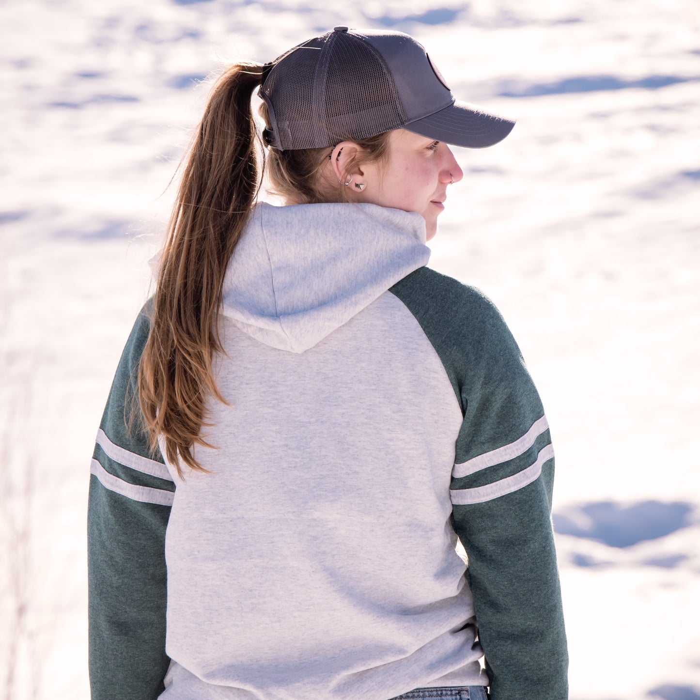 Sask X Embroidered Women's Ponytail Cap | Saskatchewan Hat