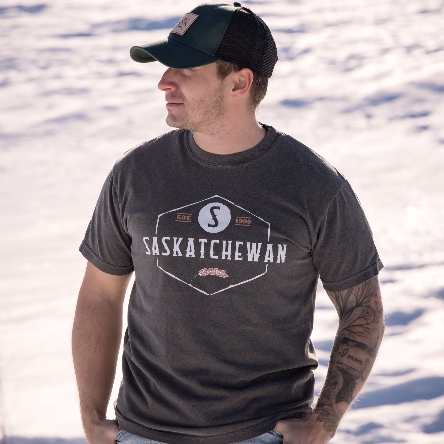 Saskatchewan Est 1905 Unisex T-shirt | Saskatchewan Apparel