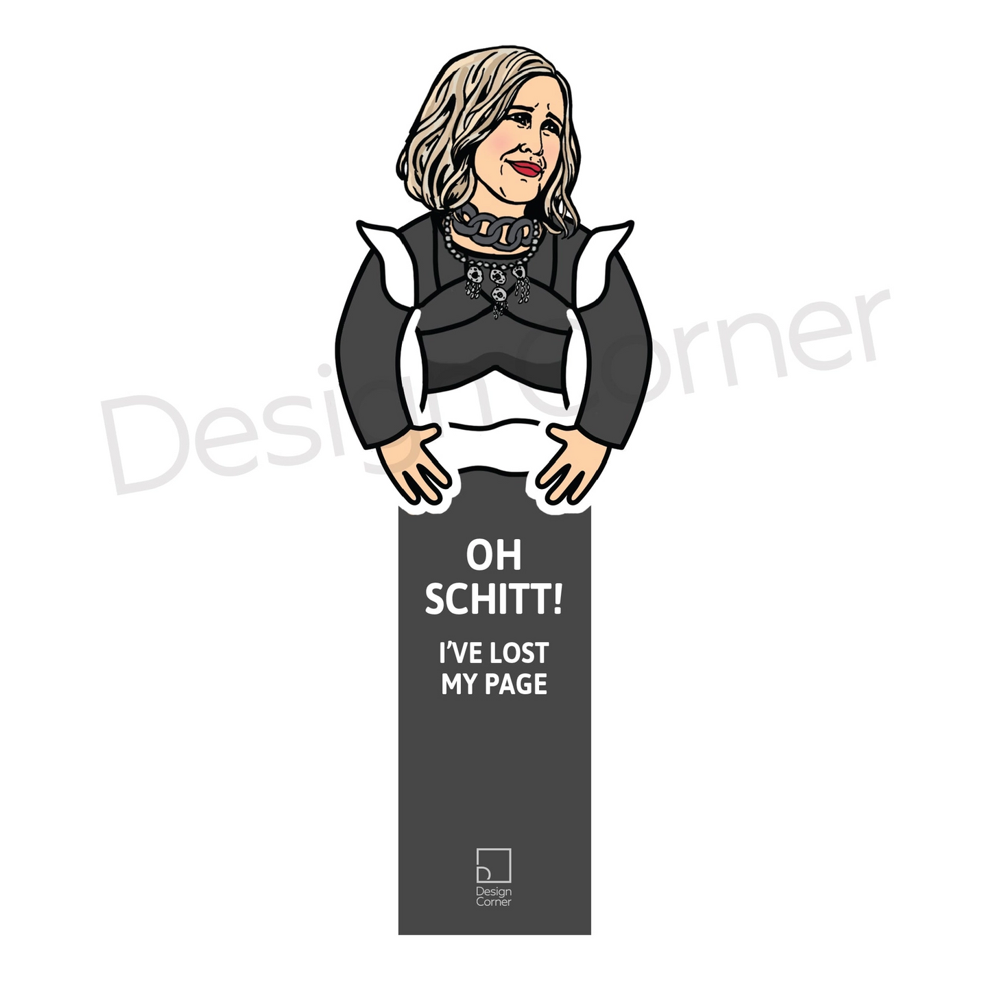 Schitts Creek Moira Rose Die Cut Bookmark