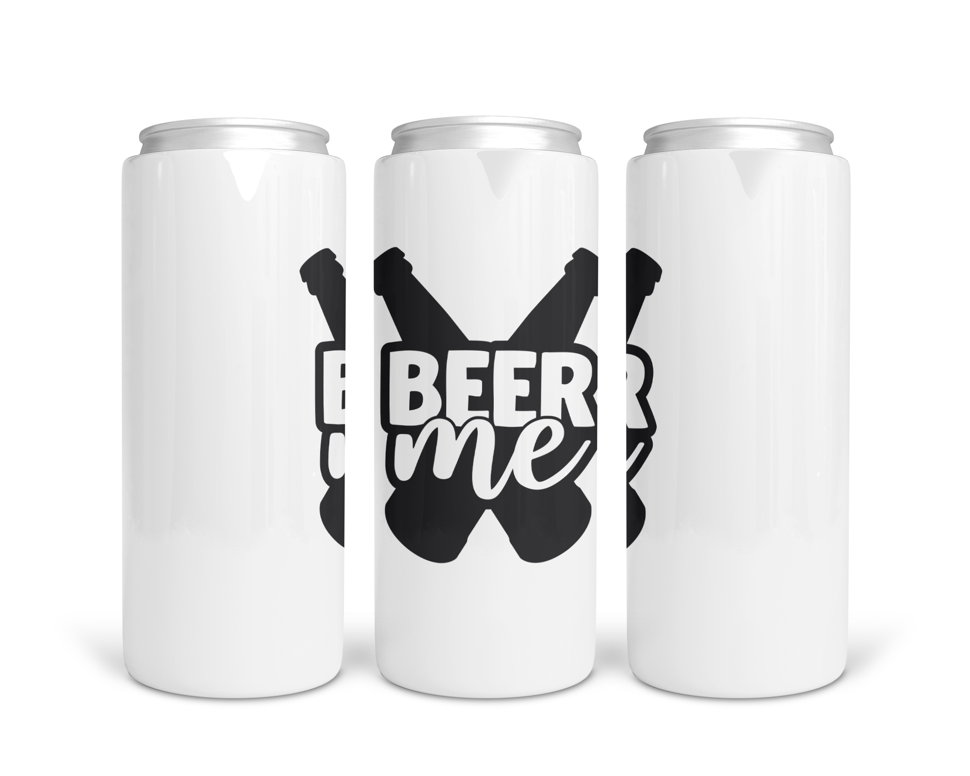 Beer Me Tall Boy Stainless Steel Koozie – DIYxe - Main Image