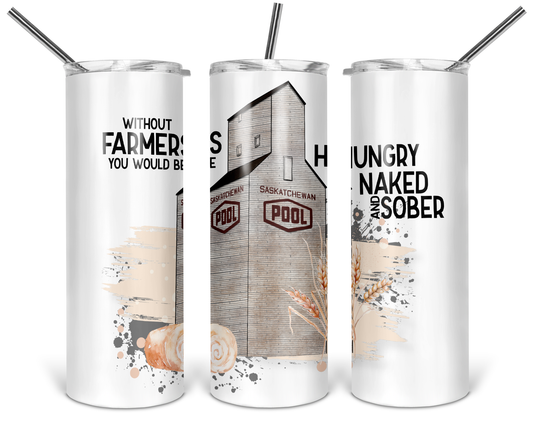 Farmers Skinny Tumbler