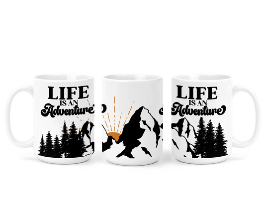 Life Is An Adventure Ceramic Mug