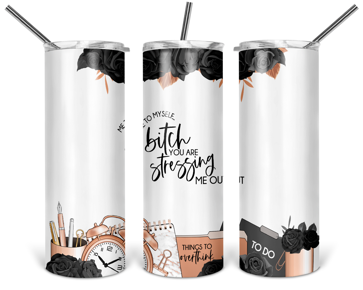 Me to Myself Skinny Tumbler