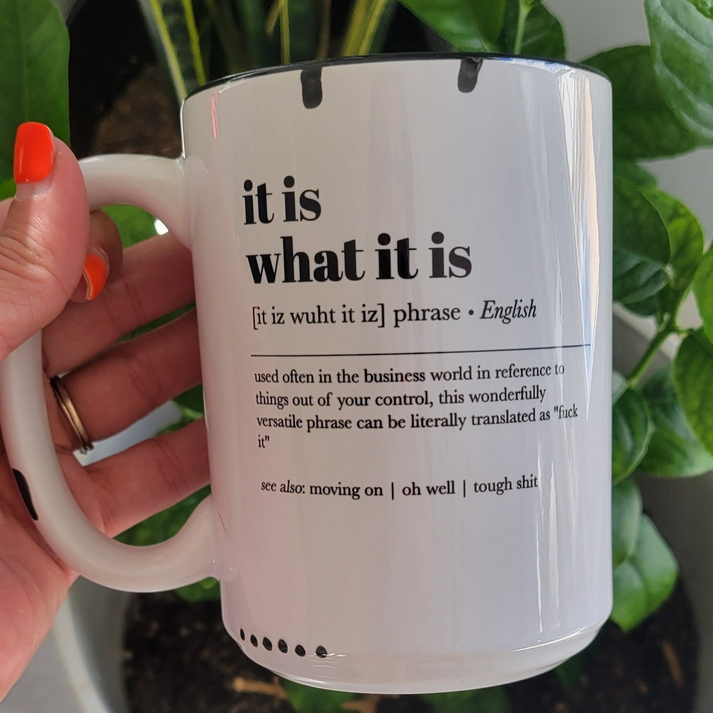 It Is What It Is Ceramic Mug | Office Mug