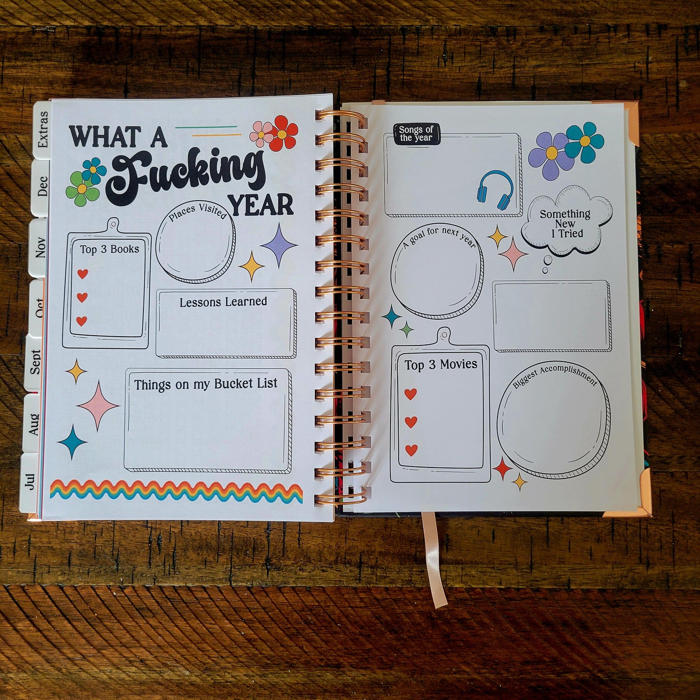 Seize The Fucking Day Undated Sweary Planner | Day Planner