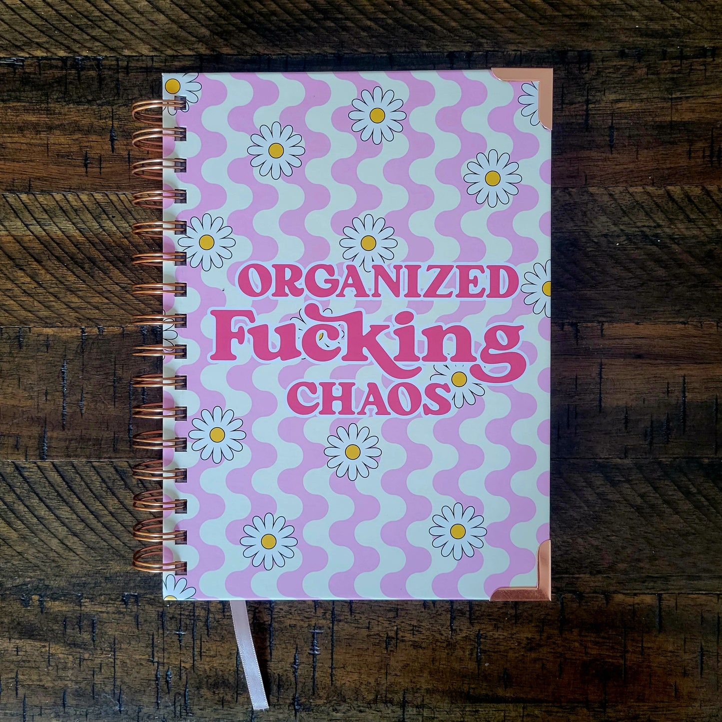 Organized Fucking Chaos Undated Sweary Planner | Day Planner