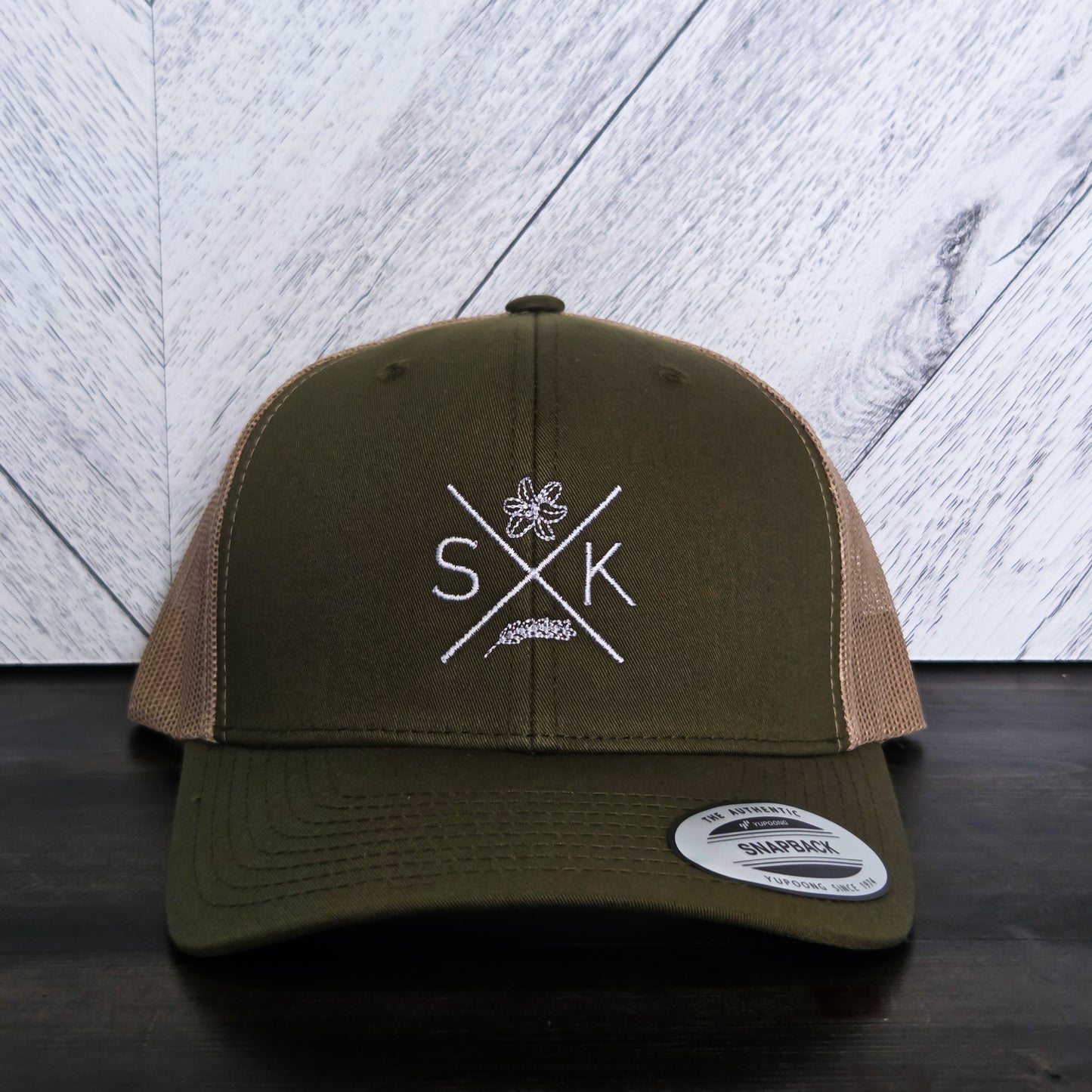 Sask X Embroidered Retro Trucker Cap | Saskatchewan Hat