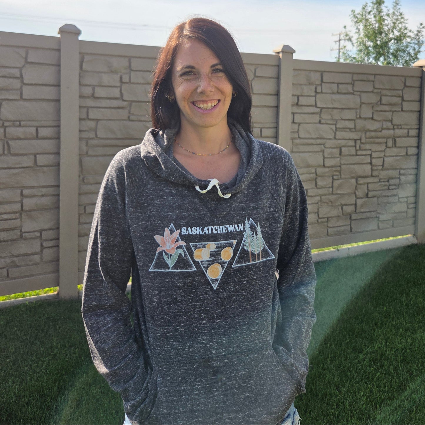 Sask Triangle Unisex Hoodie | CLEARANCE