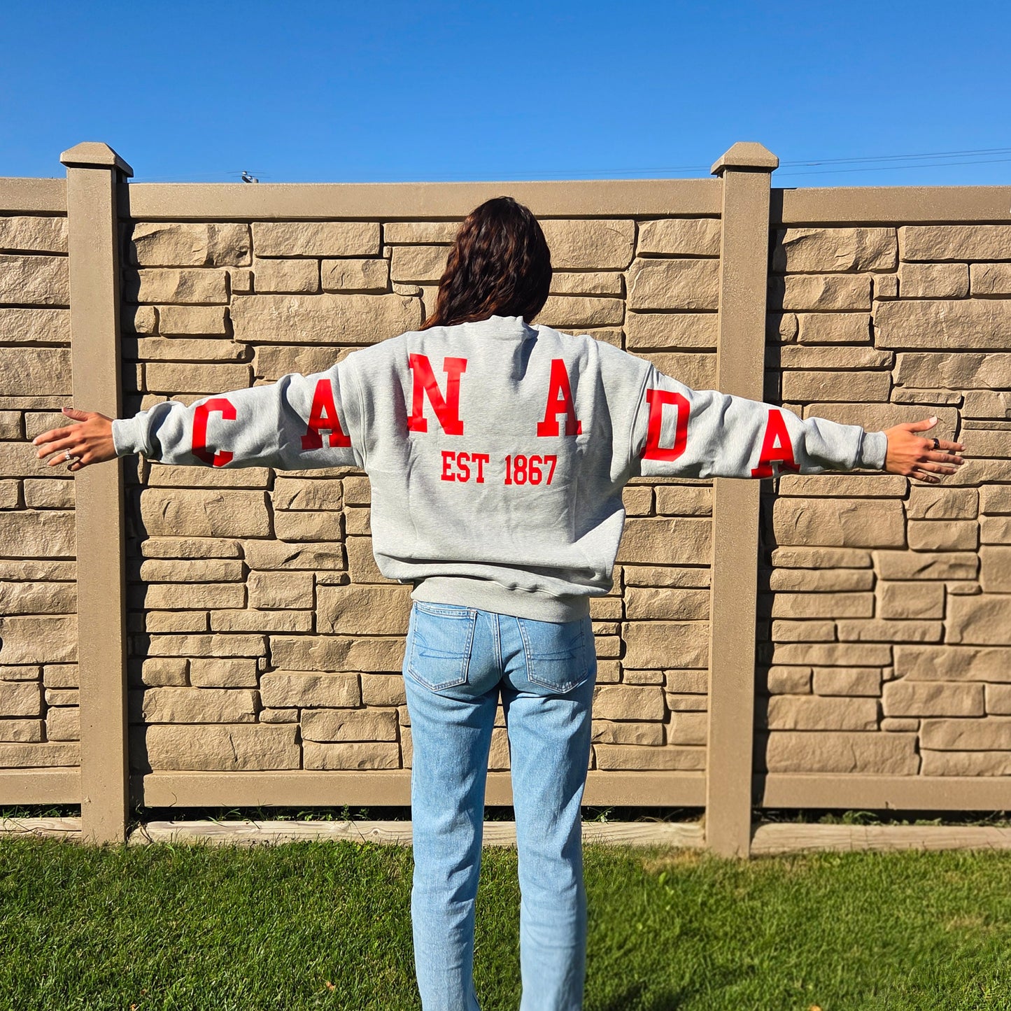 Canada Back Unisex Crewneck