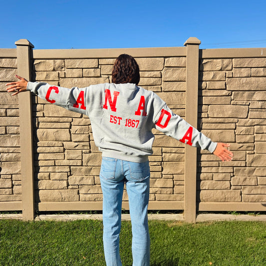 Canada Back Unisex Crewneck