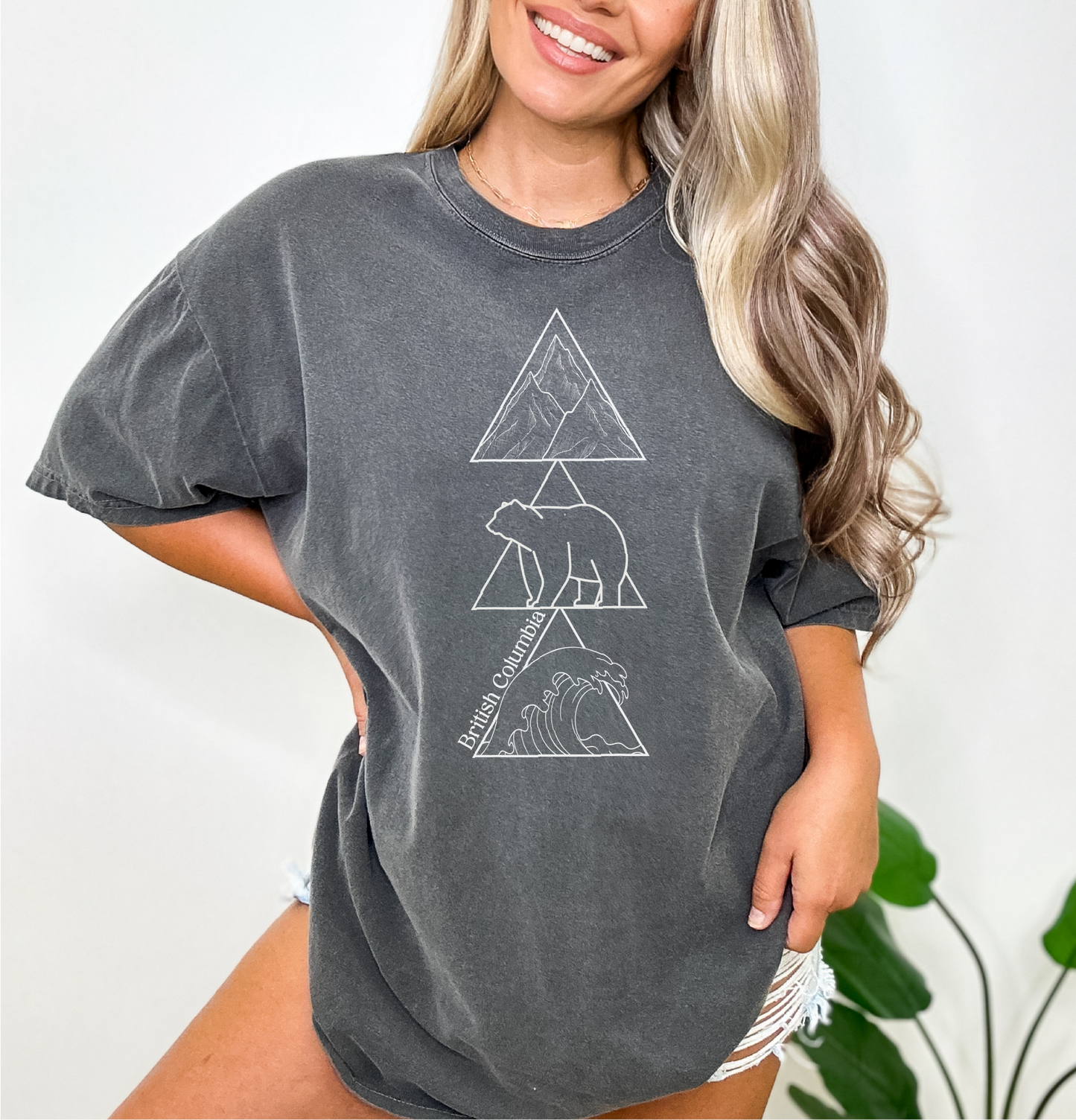 Geometric British Columbia Unisex T-shirt | B.C. Clothing