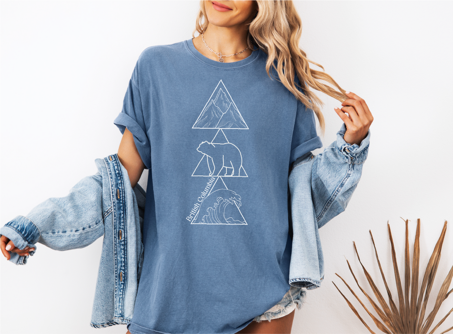 Geometric British Columbia Unisex T-shirt | B.C. Clothing