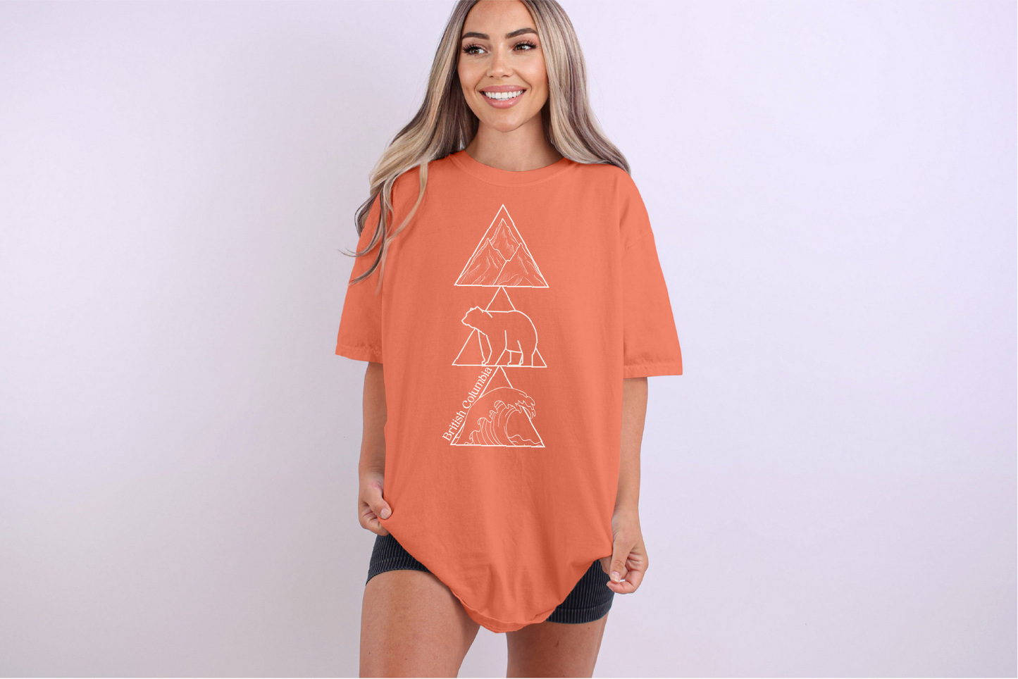 Geometric British Columbia Unisex T-shirt | B.C. Clothing