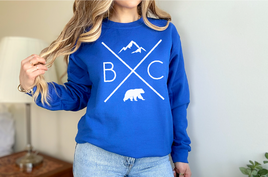 BC X Unisex Crewneck | British Columbia Clothing