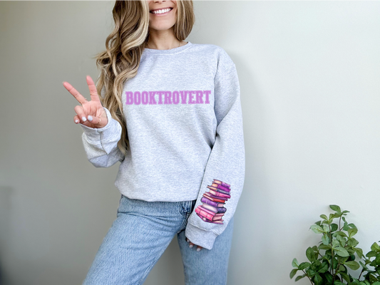 Booktrovert Unisex Crewneck Sweatshirt