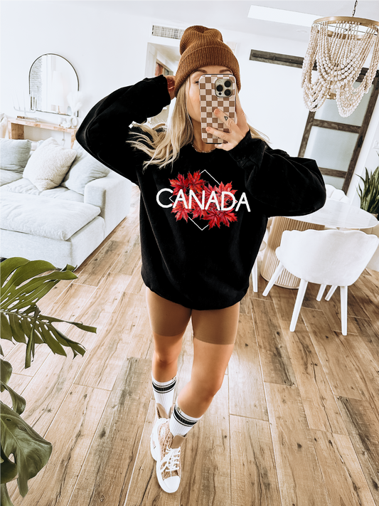 Canada Diamond Crewneck Sweatshirt | Canada Day Crewneck