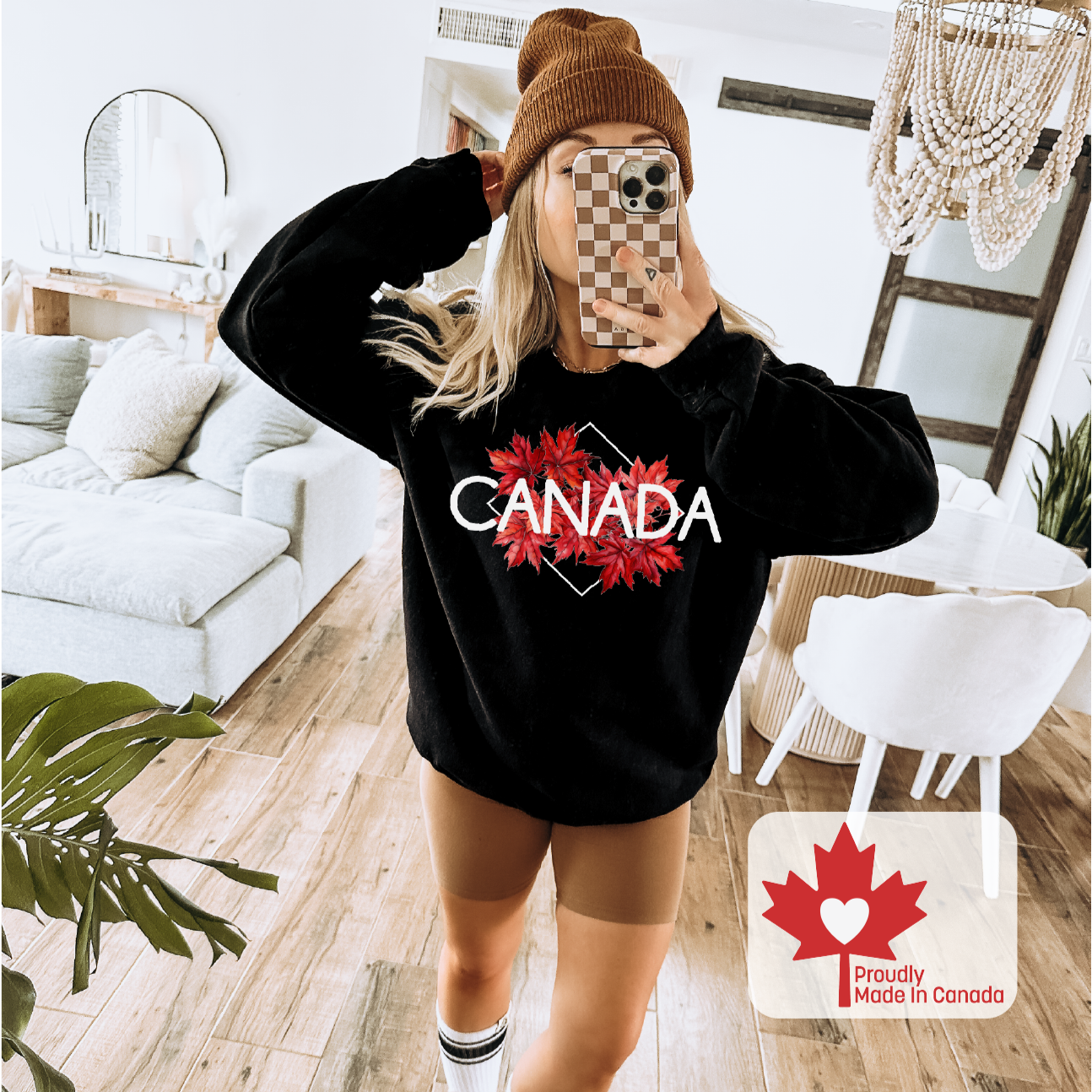 Canada Diamond Crewneck Sweatshirt | Canada Day Crewneck