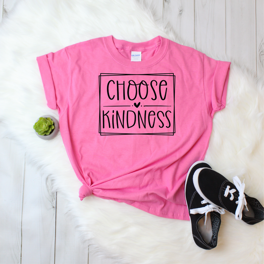 Choose Kindness Youth T-shirt | Pink Shirt Day