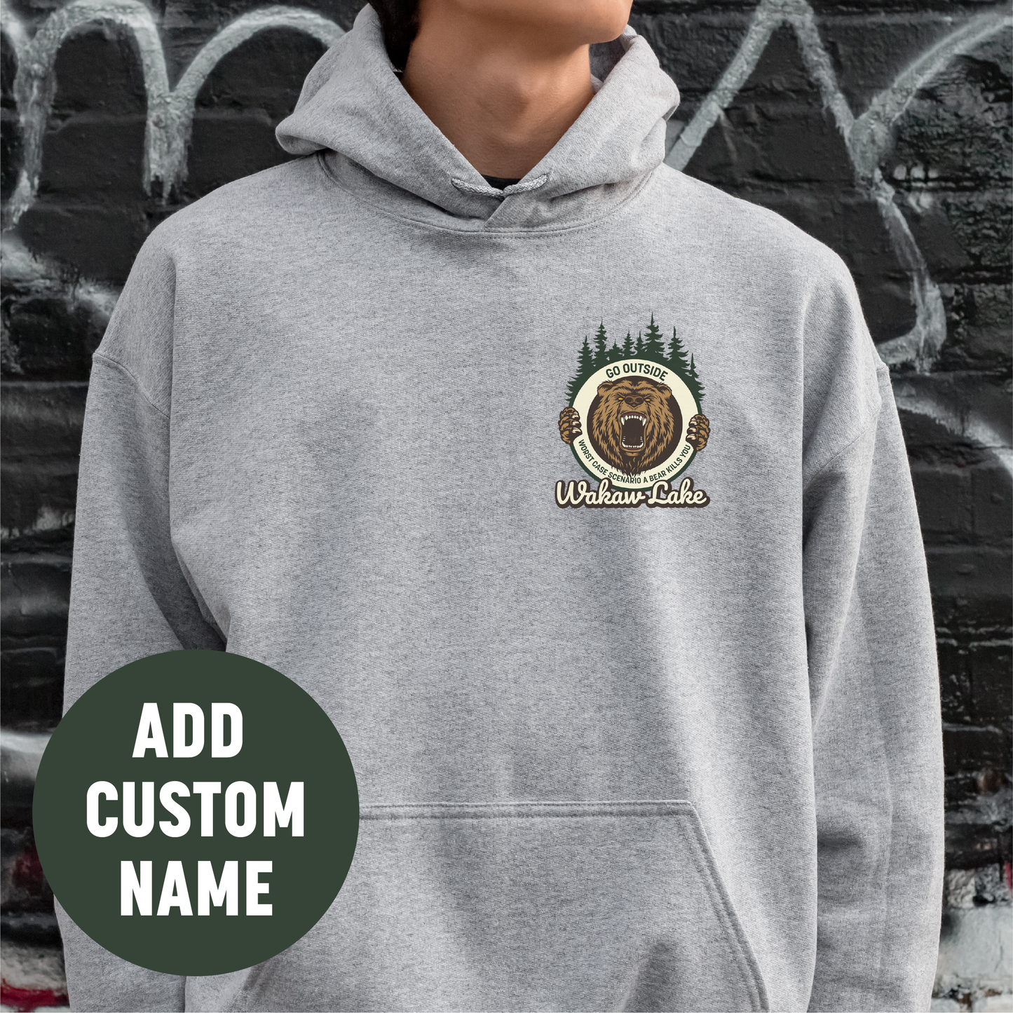 Go Outside Unisex Hoodie | Lake Apparel | Camping Apparel