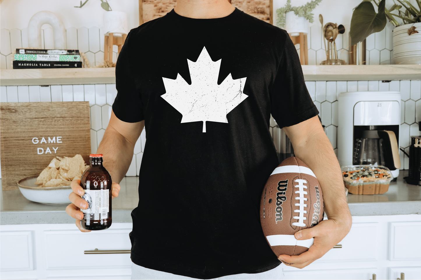 Distressed Maple Leaf T-shirt | Canada Day Shirt