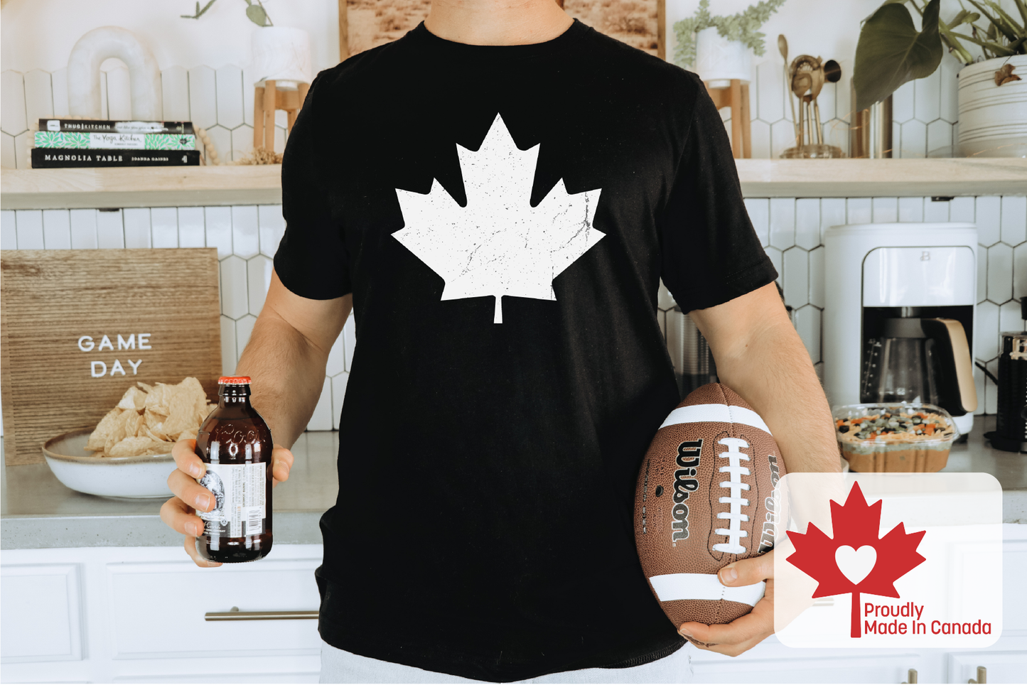 Distressed Maple Leaf T-shirt | Canada Day Shirt
