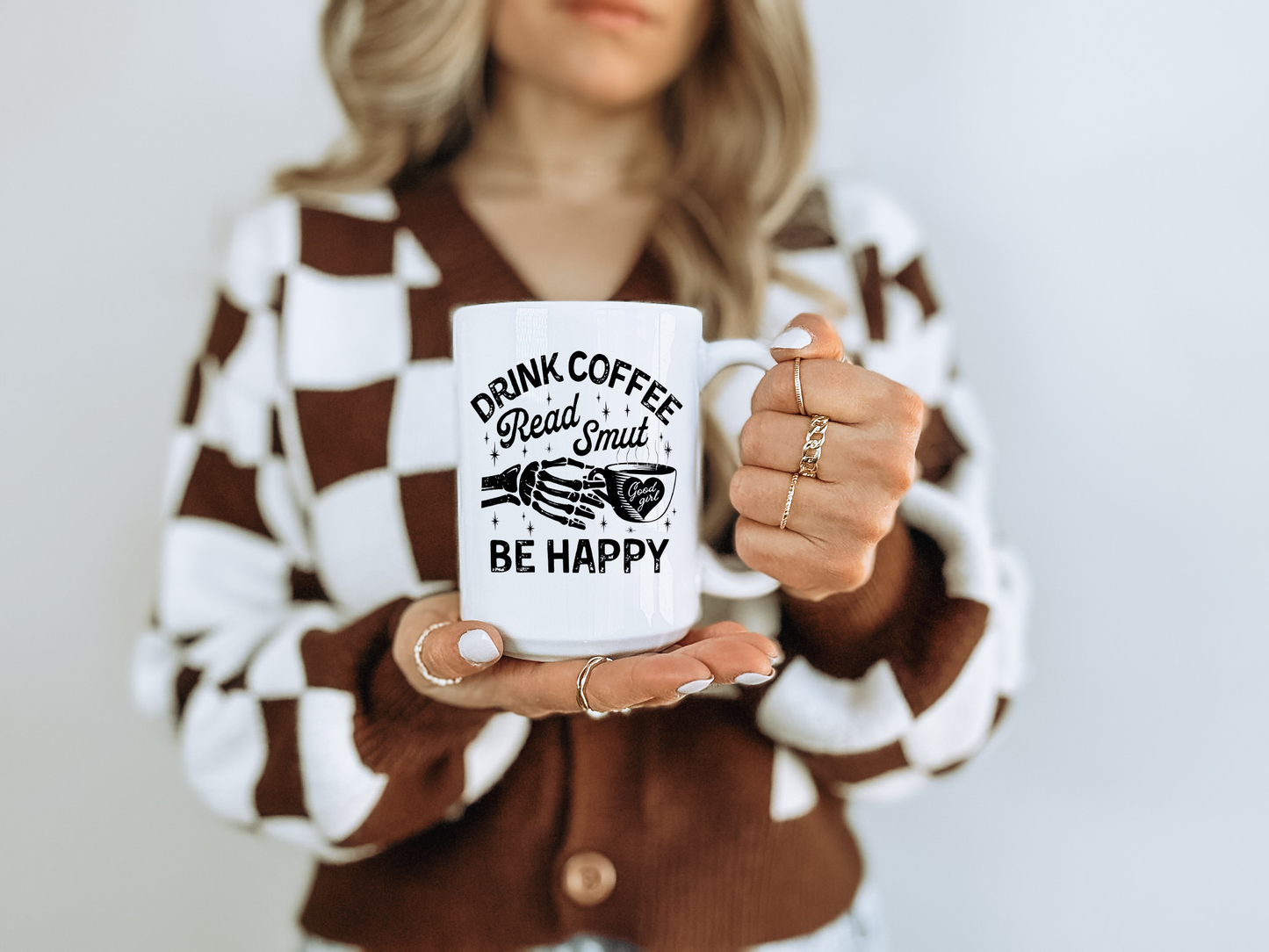 Drink Coffee and Read Smut Ceramic Mug | Bookish Mug