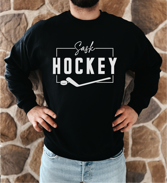 Sask Hockey Unisex Crewneck | Saskatchewan Apparel